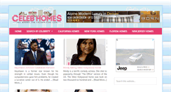 Desktop Screenshot of celebhomes.net